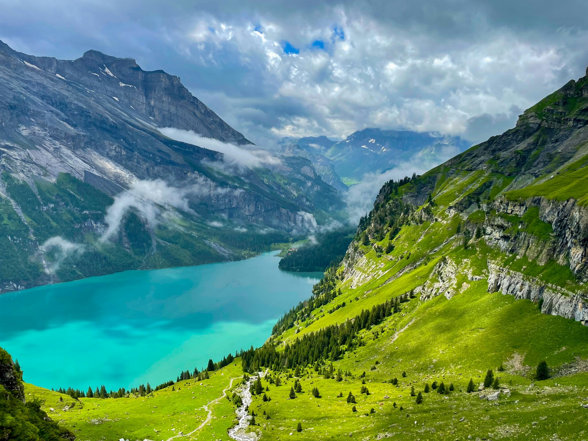 Oeschinen Lake, Kandersteg, Switzerland
