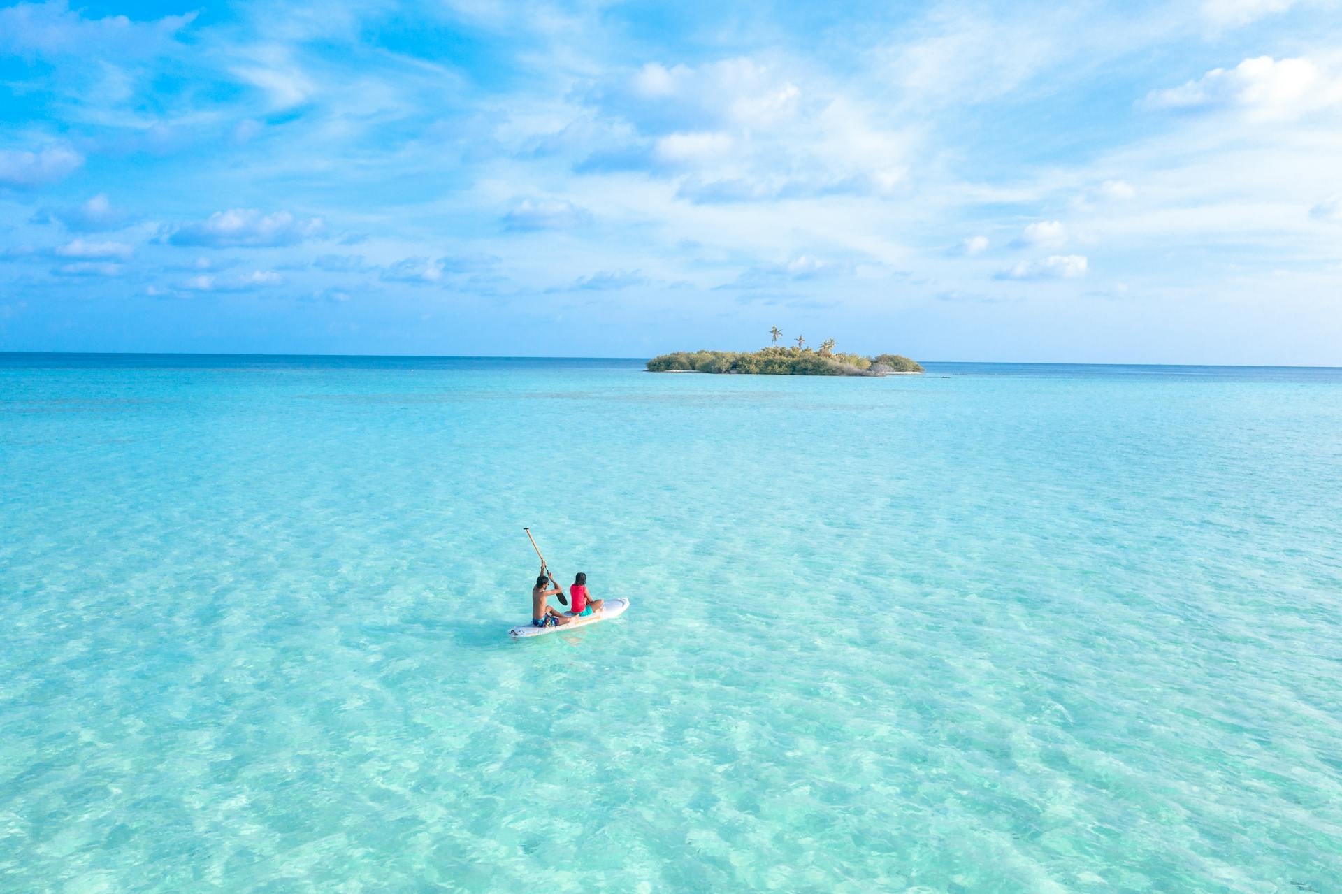 Turquoise waters in Turks and Caicos